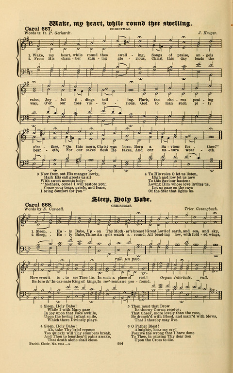 Carols Old and Carols New: for use at Christmas and other seasons of the Christian year page 562