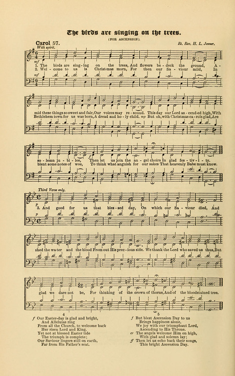 Carols Old and Carols New: for use at Christmas and other seasons of the Christian year page 58