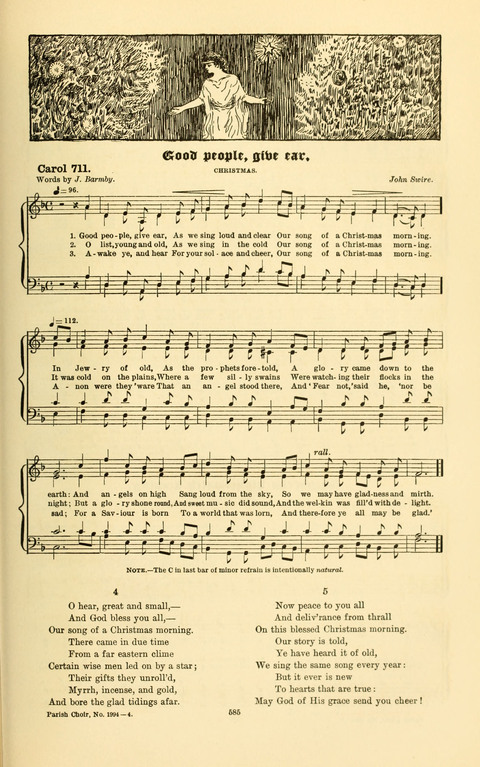 Carols Old and Carols New: for use at Christmas and other seasons of the Christian year page 595