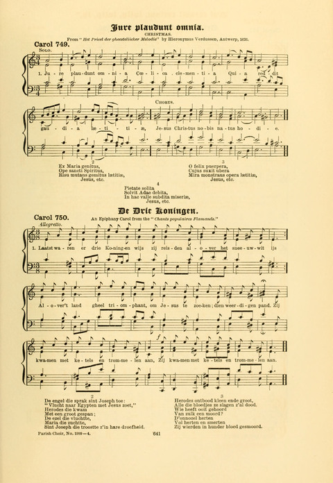 Carols Old and Carols New: for use at Christmas and other seasons of the Christian year page 653