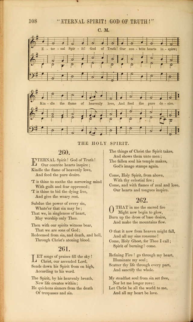 Church Pastorals, hymns and tunes for public and social worship page 108