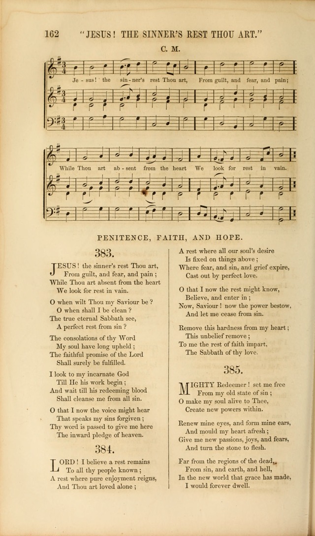 Church Pastorals, hymns and tunes for public and social worship page 162