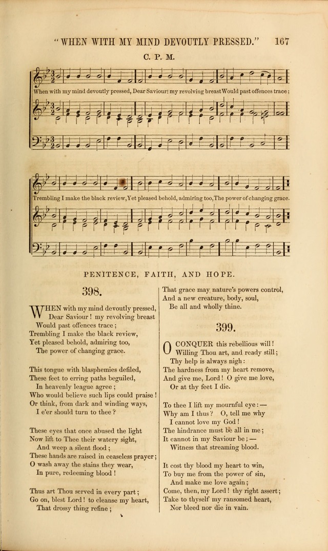 Church Pastorals, hymns and tunes for public and social worship page 167