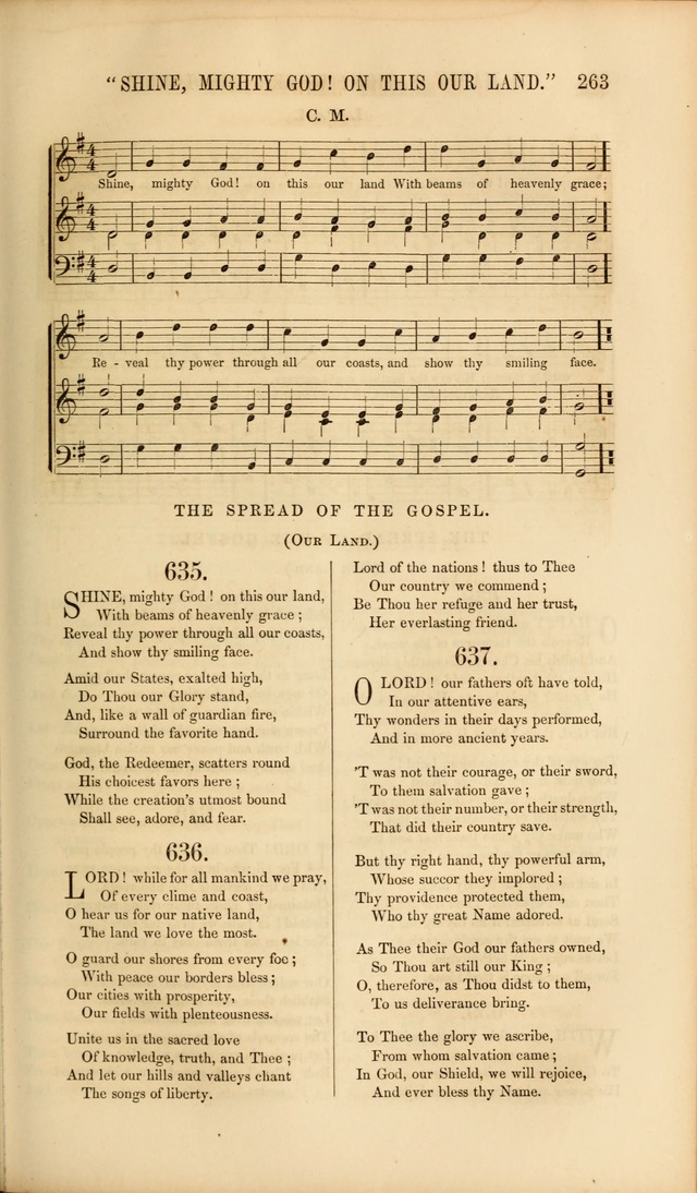 Church Pastorals, hymns and tunes for public and social worship page 263