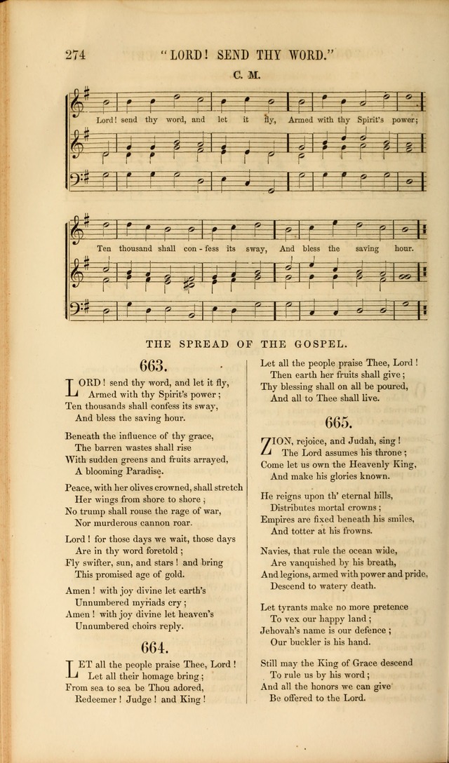 Church Pastorals, hymns and tunes for public and social worship page 274