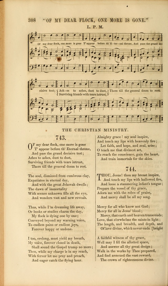 Church Pastorals, hymns and tunes for public and social worship page 308