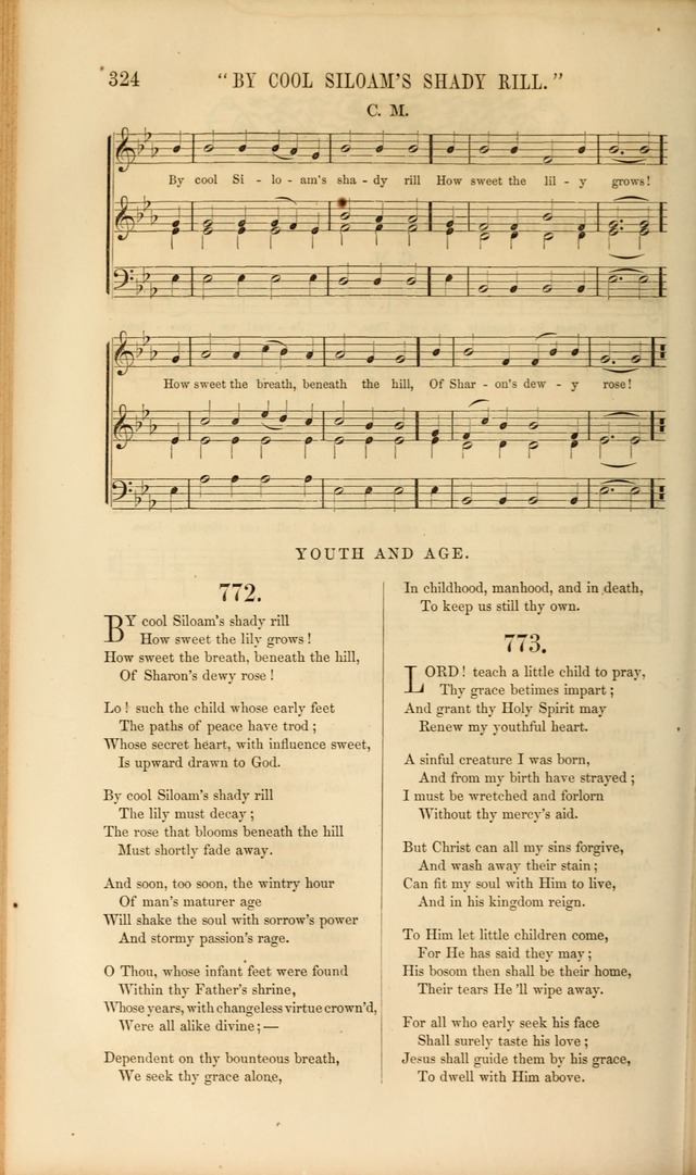 Church Pastorals, hymns and tunes for public and social worship page 324