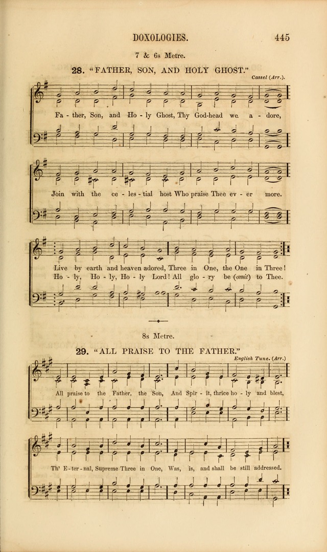 Church Pastorals, hymns and tunes for public and social worship page 445