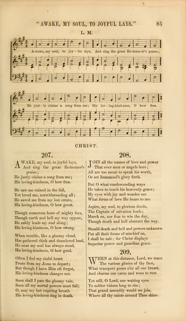 Church Pastorals, hymns and tunes for public and social worship page 85