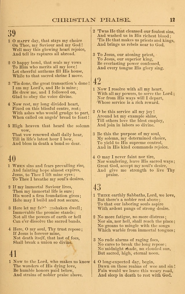 Christian Praise: hymns and tunes for the use of the Baptist churches page 20