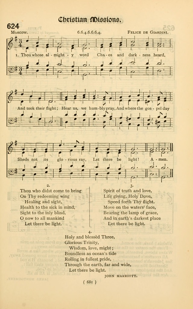Common Praise: hymns with tunes for Christian worship page 724
