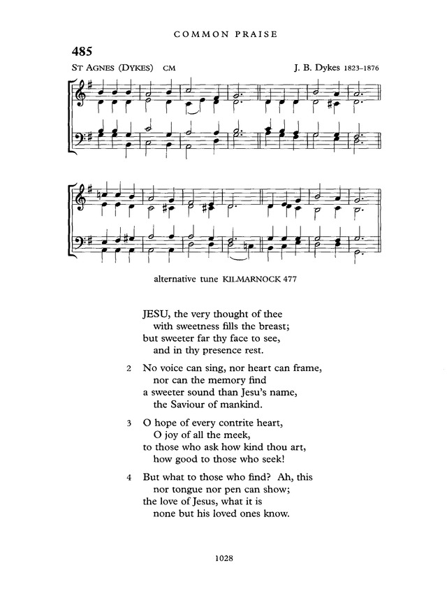 Common Praise: A new edition of Hymns Ancient and Modern page 1029
