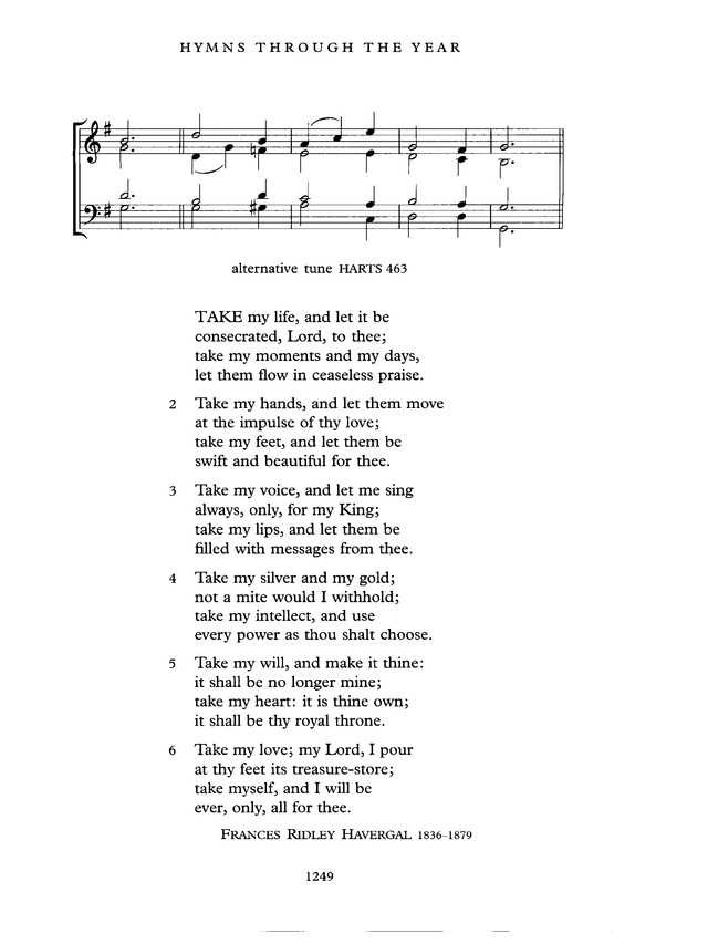 Common Praise: A new edition of Hymns Ancient and Modern page 1250