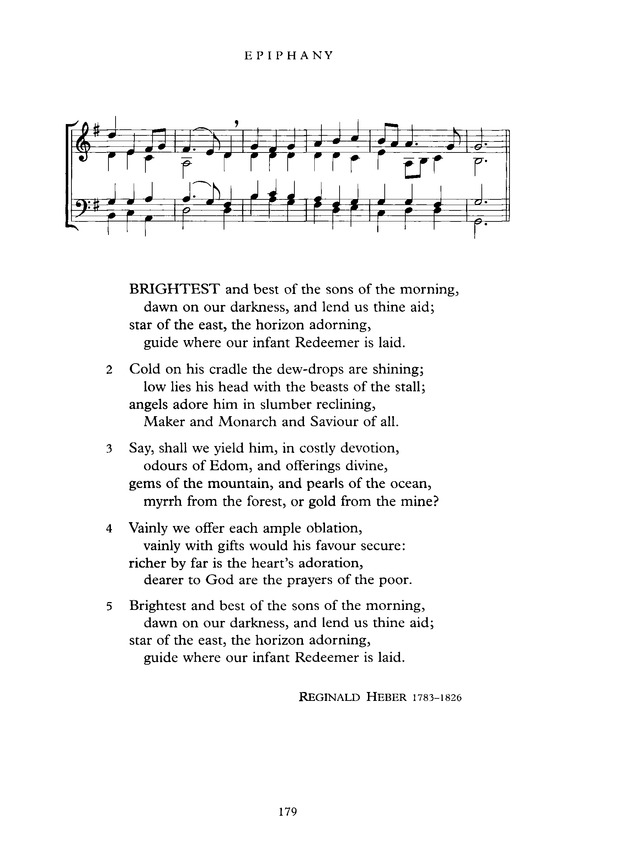 Common Praise: A new edition of Hymns Ancient and Modern page 179