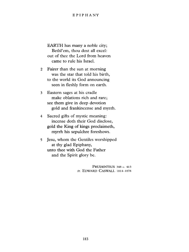 Common Praise: A new edition of Hymns Ancient and Modern page 183