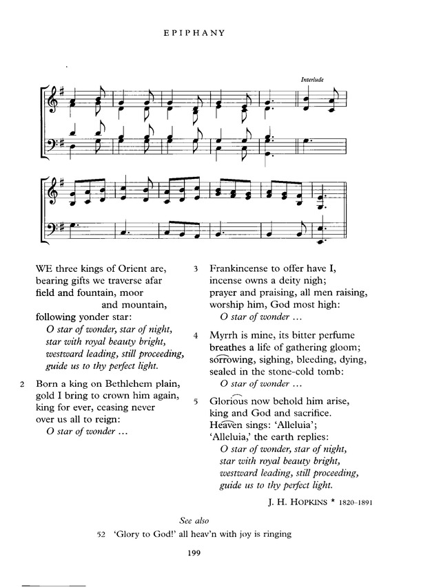 Common Praise: A new edition of Hymns Ancient and Modern page 199