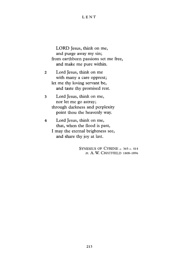 Common Praise: A new edition of Hymns Ancient and Modern page 213