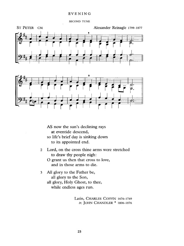 Common Praise: A new edition of Hymns Ancient and Modern page 23