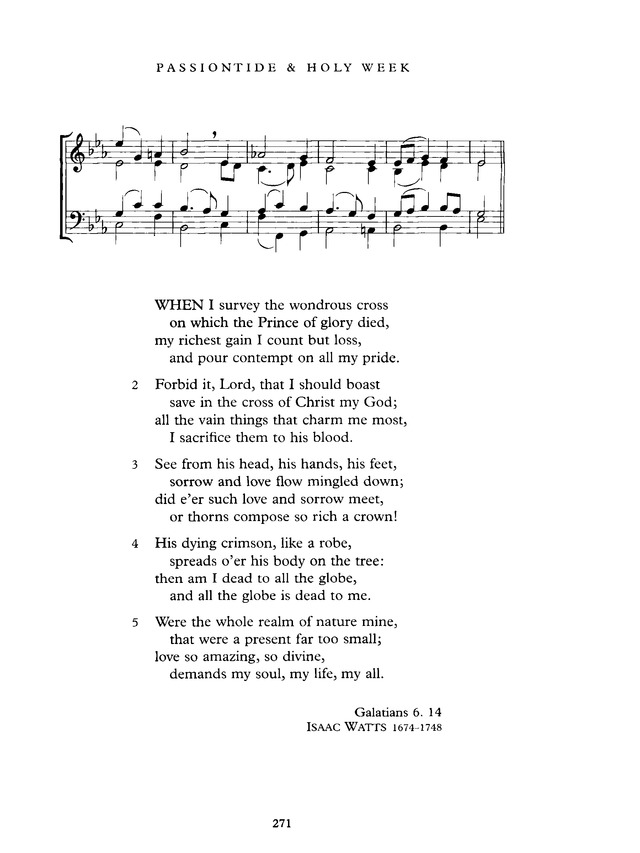 Common Praise: A new edition of Hymns Ancient and Modern page 271