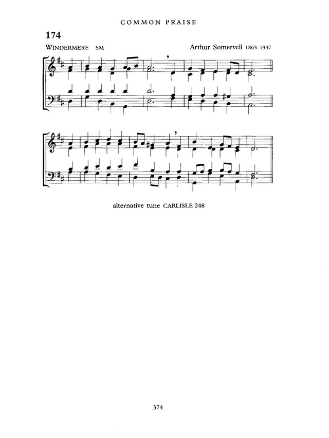 Common Praise: A new edition of Hymns Ancient and Modern page 374
