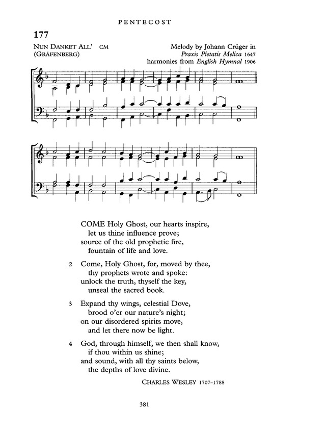 Common Praise: A new edition of Hymns Ancient and Modern page 381