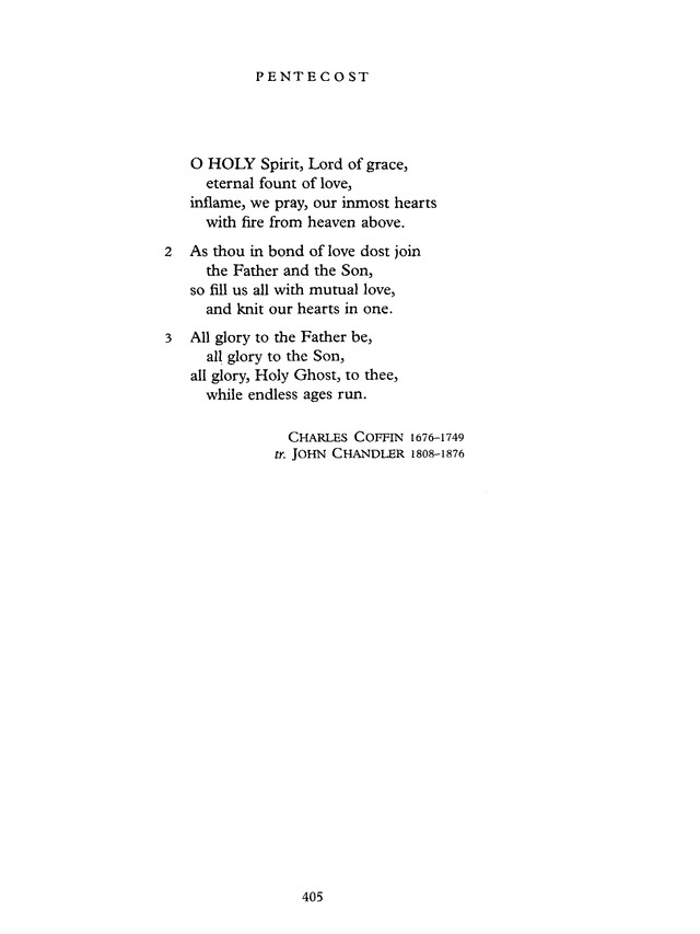 Common Praise: A new edition of Hymns Ancient and Modern page 405