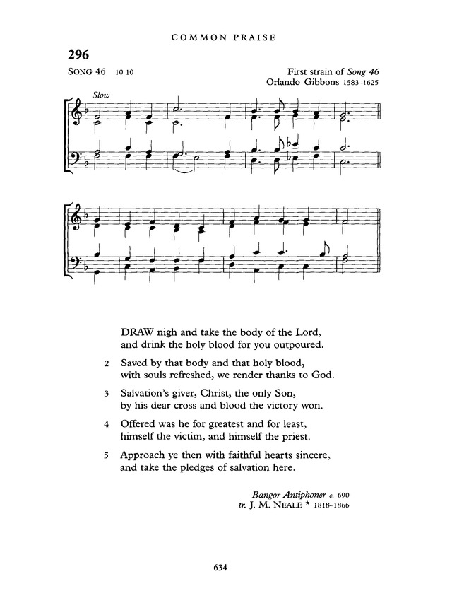 Common Praise: A new edition of Hymns Ancient and Modern page 635