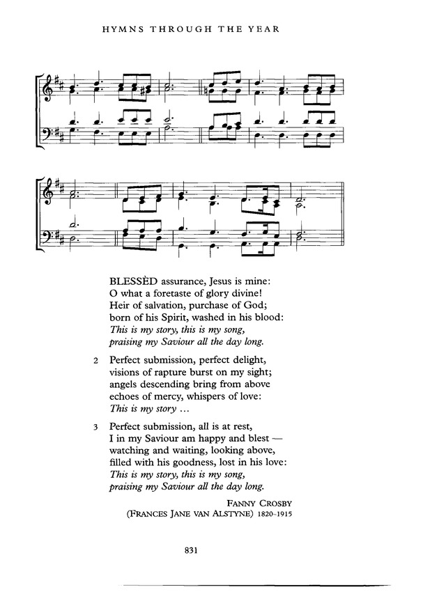 Common Praise: A new edition of Hymns Ancient and Modern page 832