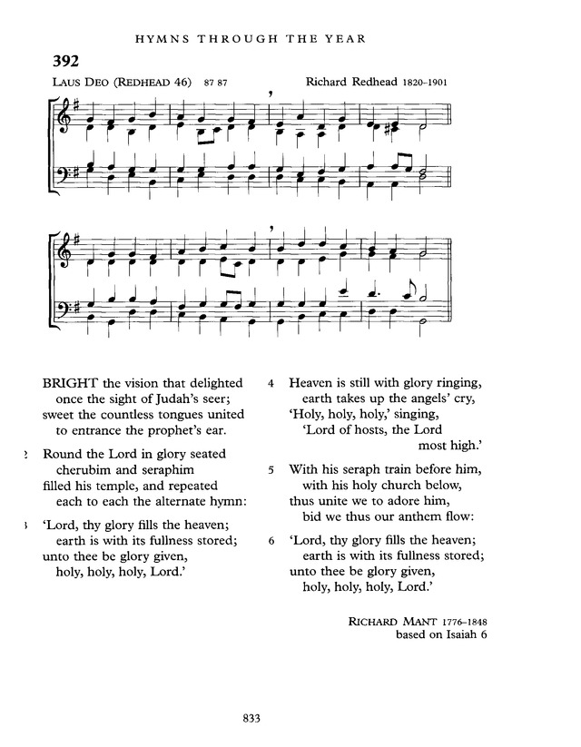 Common Praise: A new edition of Hymns Ancient and Modern page 834