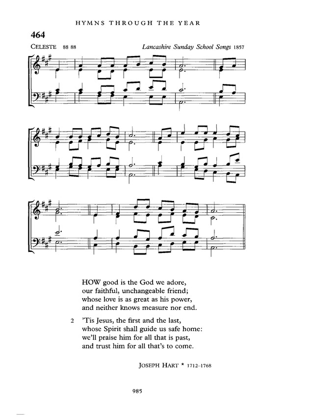 Common Praise: A new edition of Hymns Ancient and Modern page 986