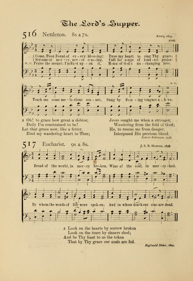 The Church Praise Book: a selection of hymns and tunes for Christian worship page 258