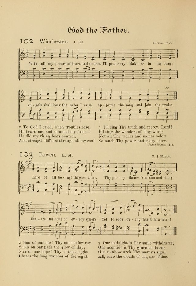 The Church Praise Book: a selection of hymns and tunes for Christian worship page 54