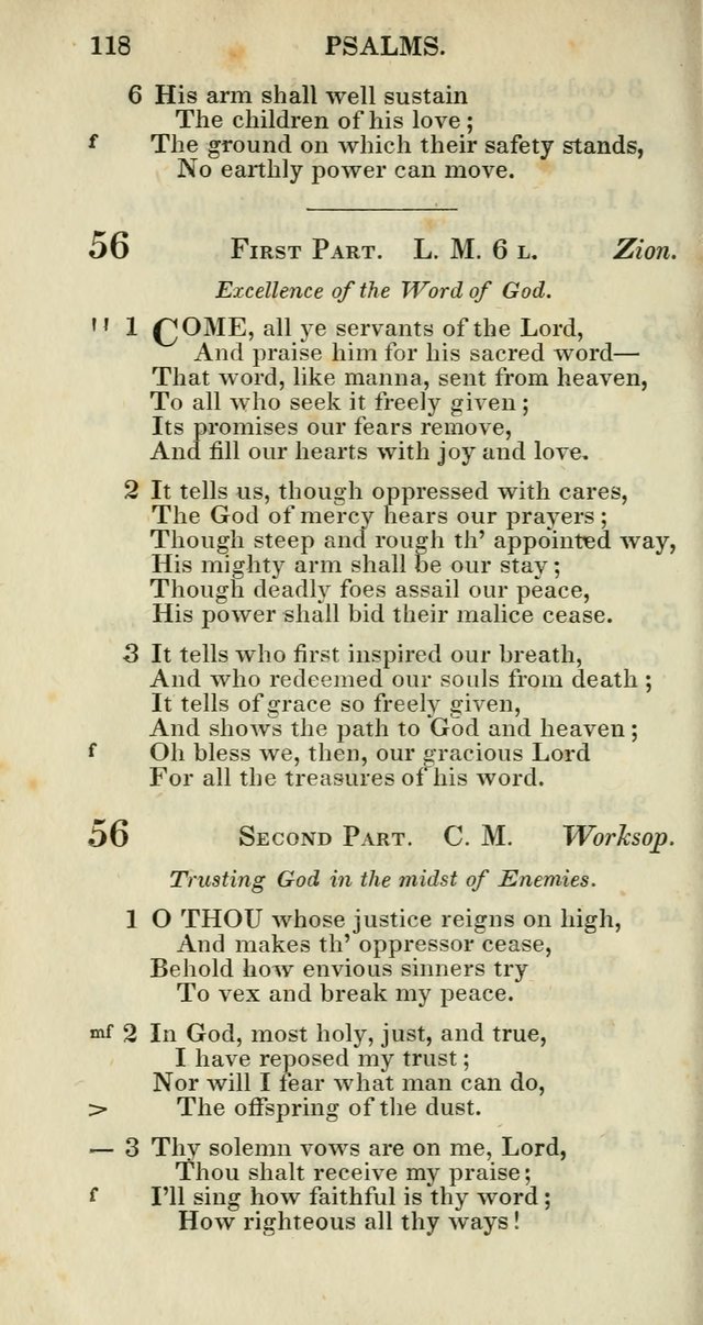 Church Psalmody: a Collection of Psalms and Hymns adapted to public worship page 121
