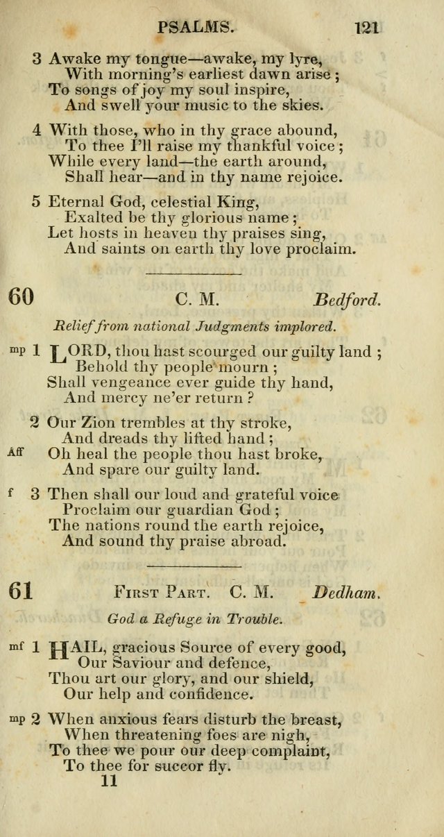 Church Psalmody: a Collection of Psalms and Hymns adapted to public worship page 124