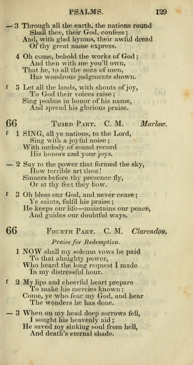 Church Psalmody: a Collection of Psalms and Hymns adapted to public worship page 132