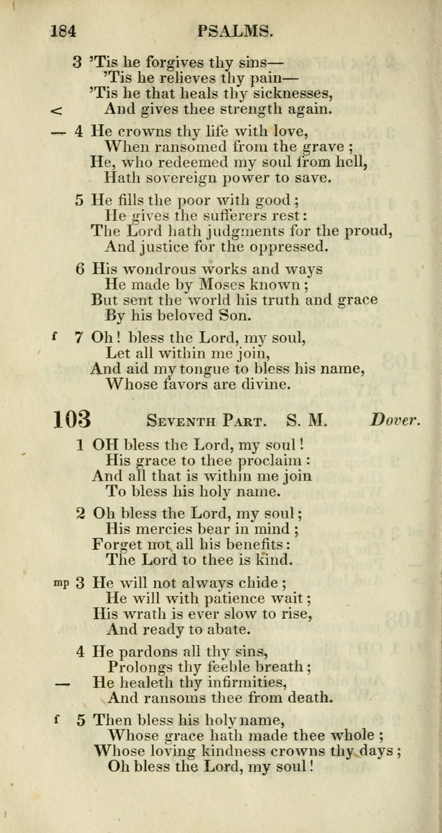 Church Psalmody: a Collection of Psalms and Hymns adapted to public worship page 187