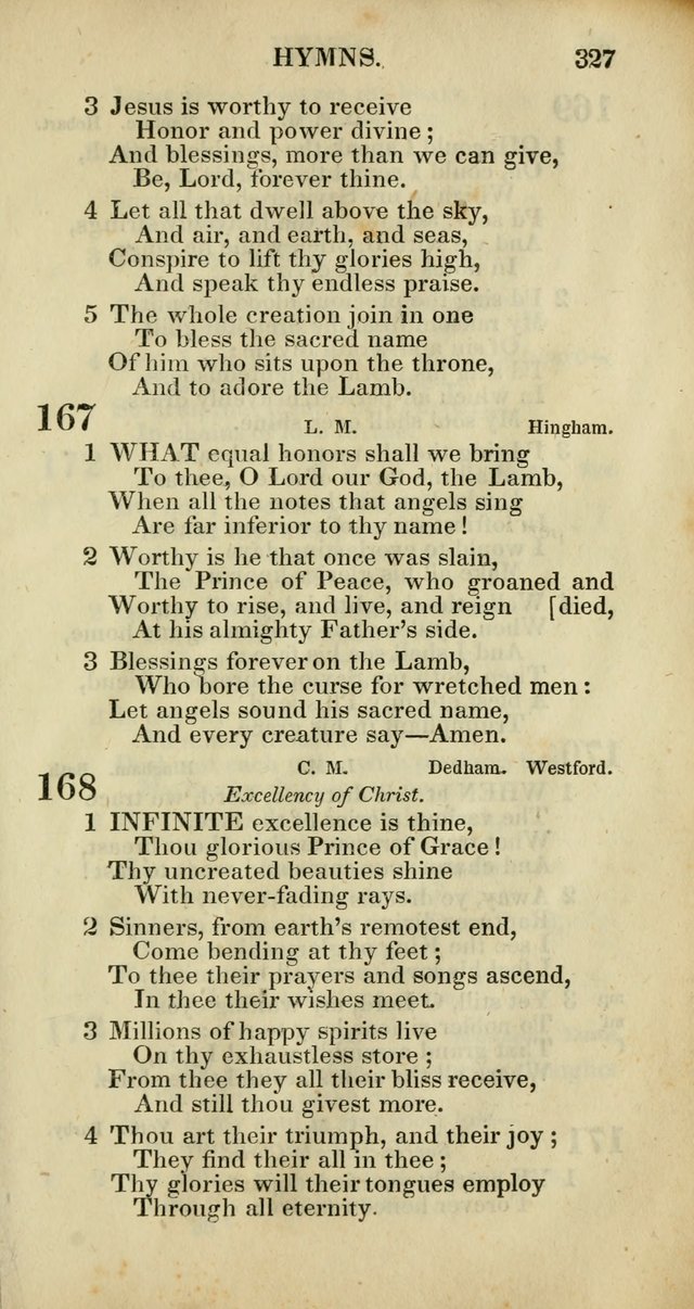 Church Psalmody: a Collection of Psalms and Hymns adapted to public worship page 330