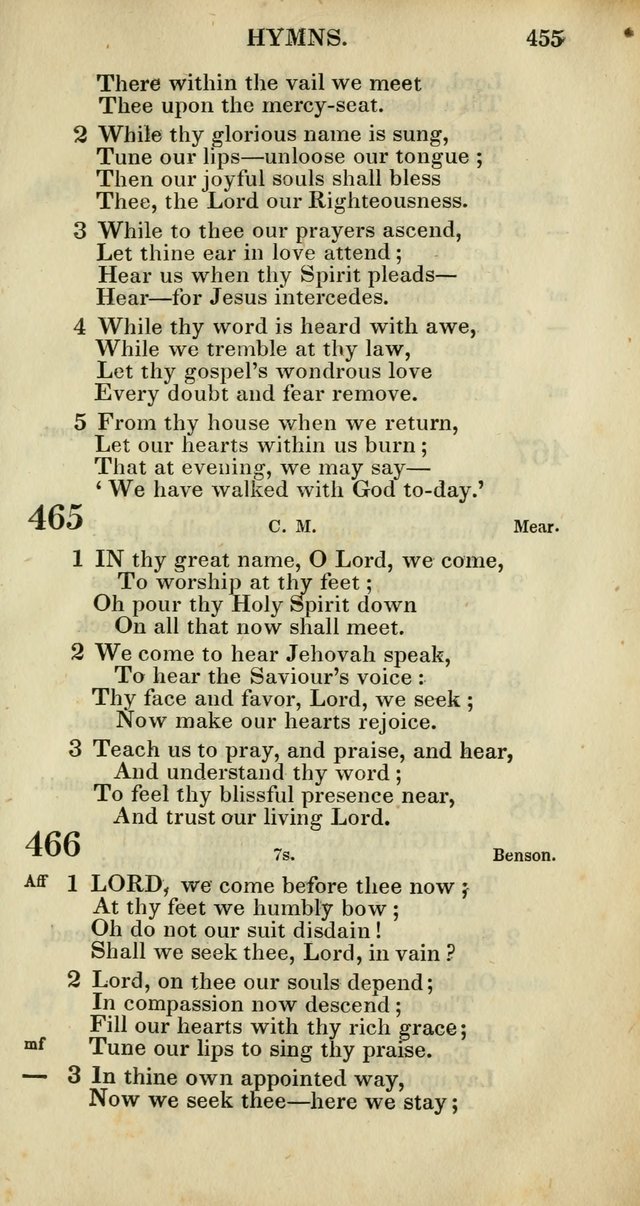Church Psalmody: a Collection of Psalms and Hymns adapted to public worship page 458