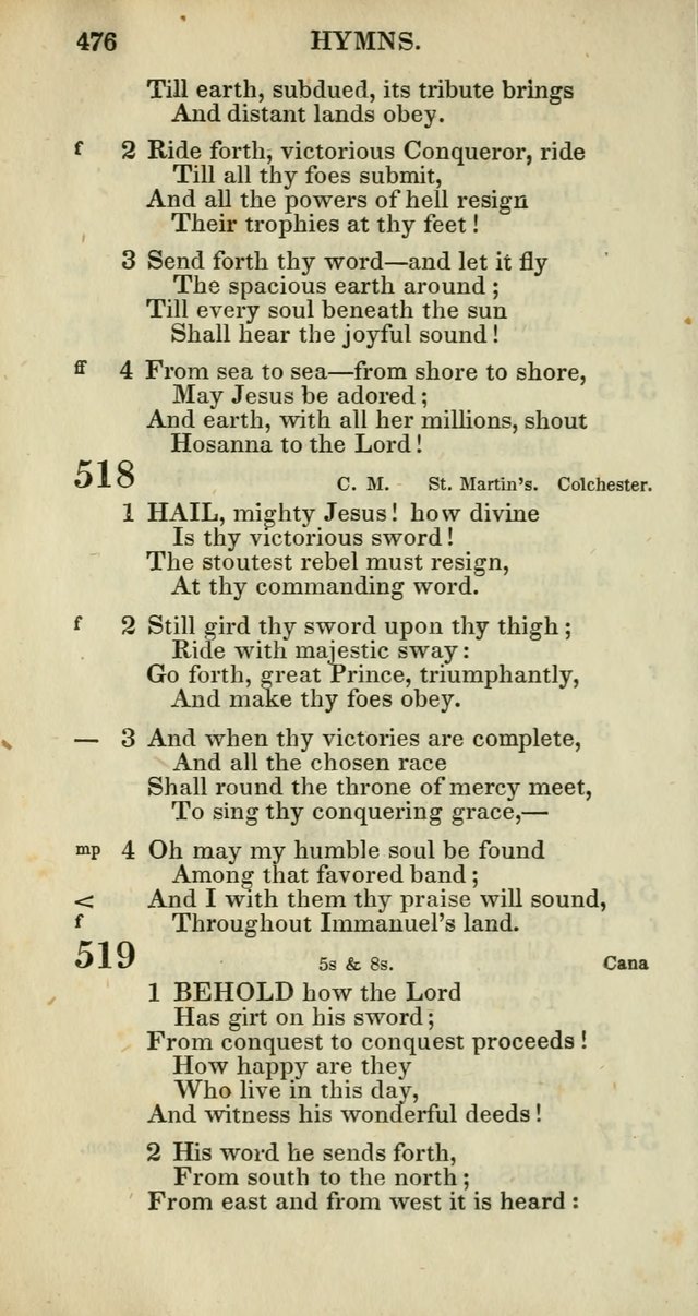 Church Psalmody: a Collection of Psalms and Hymns adapted to public worship page 479
