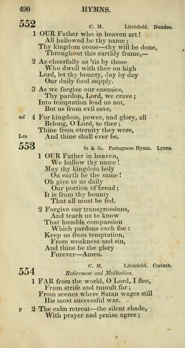 Church Psalmody: a Collection of Psalms and Hymns adapted to public worship page 493