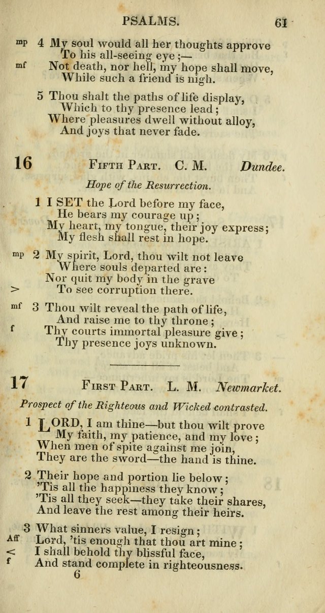 Church Psalmody: a Collection of Psalms and Hymns adapted to public worship page 64
