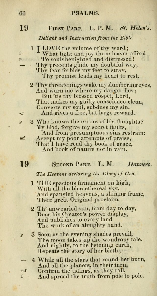 Church Psalmody: a Collection of Psalms and Hymns adapted to public worship page 69