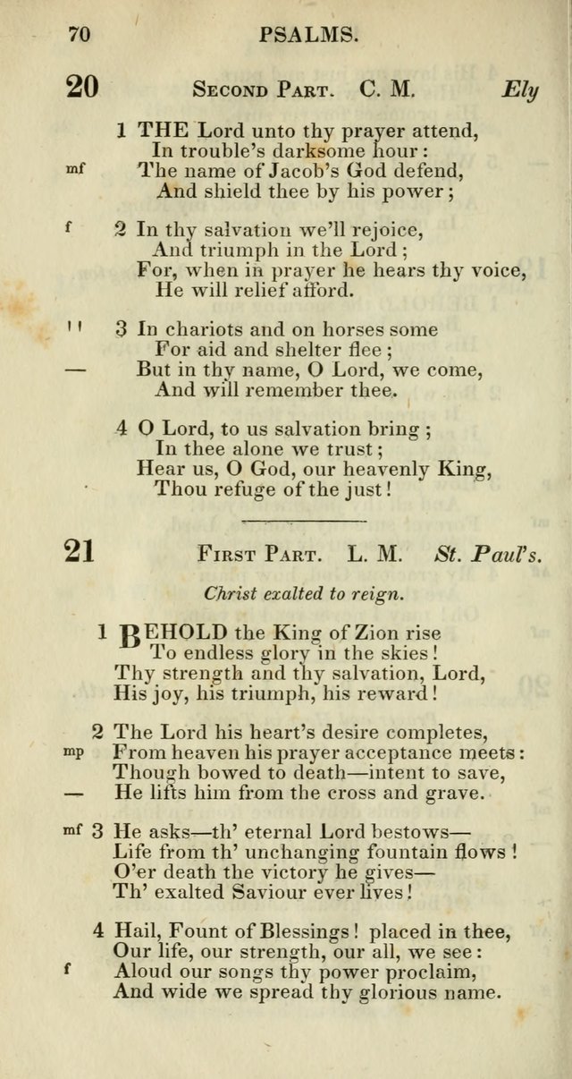 Church Psalmody: a Collection of Psalms and Hymns adapted to public worship page 73