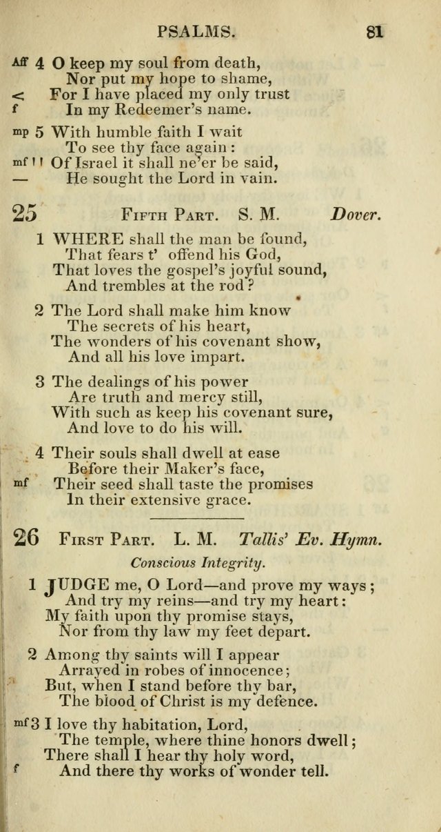 Church Psalmody: a Collection of Psalms and Hymns adapted to public worship page 84