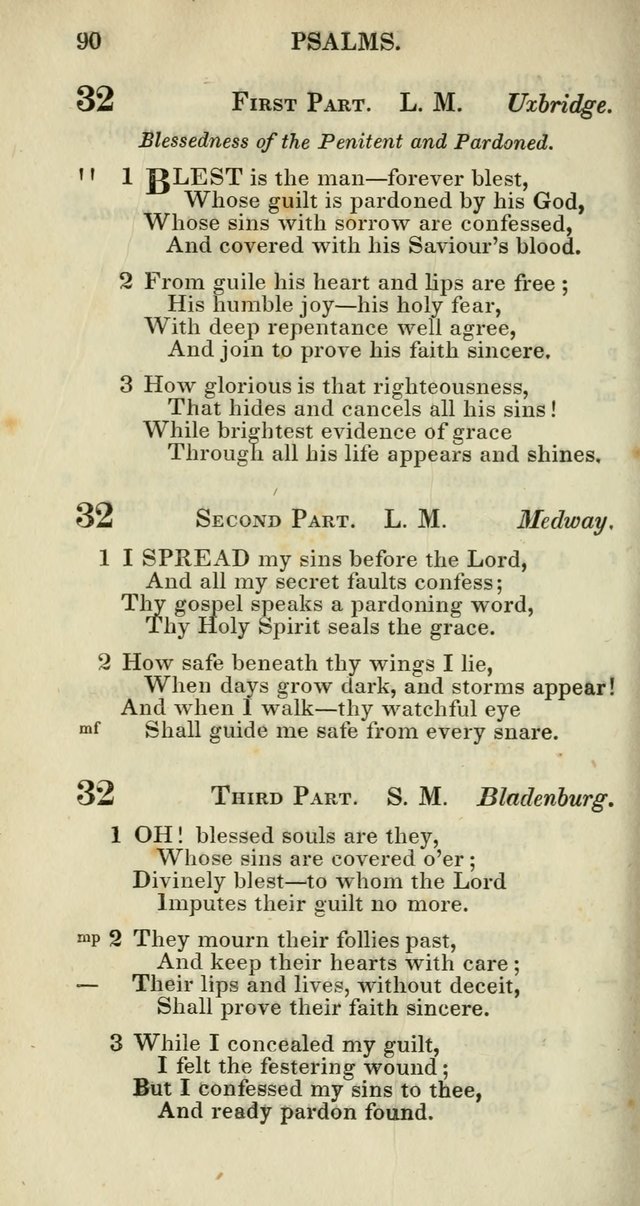 Church Psalmody: a Collection of Psalms and Hymns adapted to public worship page 93