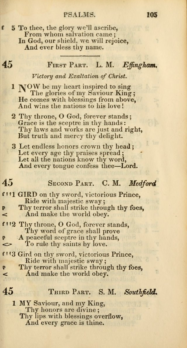 Church Psalmody: a Collection of Psalms and Hymns Adapted to Public Worship page 110