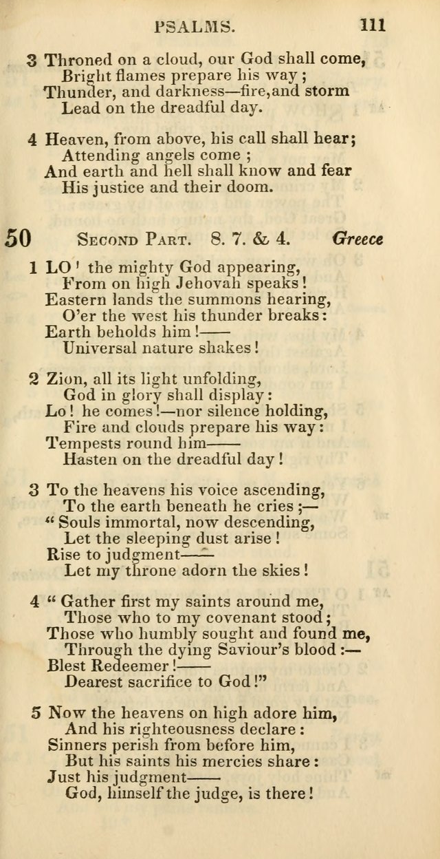 Church Psalmody: a Collection of Psalms and Hymns Adapted to Public Worship page 116