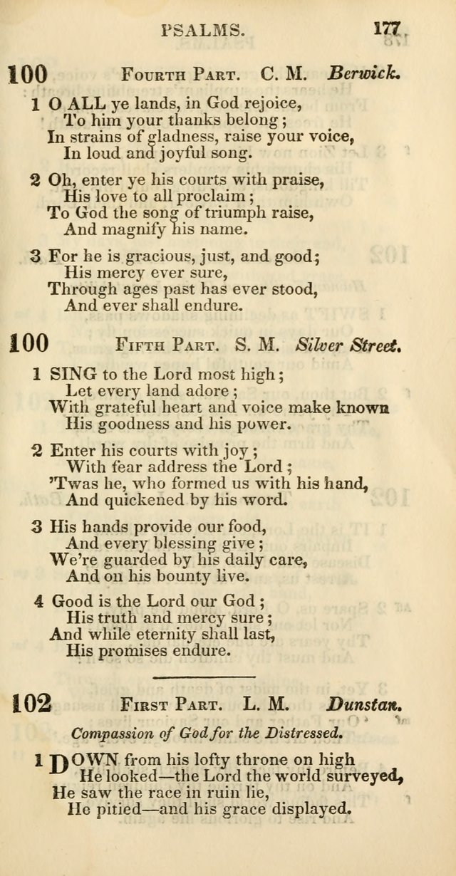 Church Psalmody: a Collection of Psalms and Hymns Adapted to Public Worship page 182