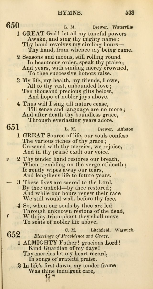 Church Psalmody: a Collection of Psalms and Hymns Adapted to Public Worship page 538