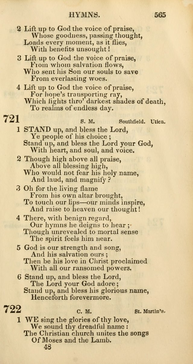 Church Psalmody: a Collection of Psalms and Hymns Adapted to Public Worship page 570